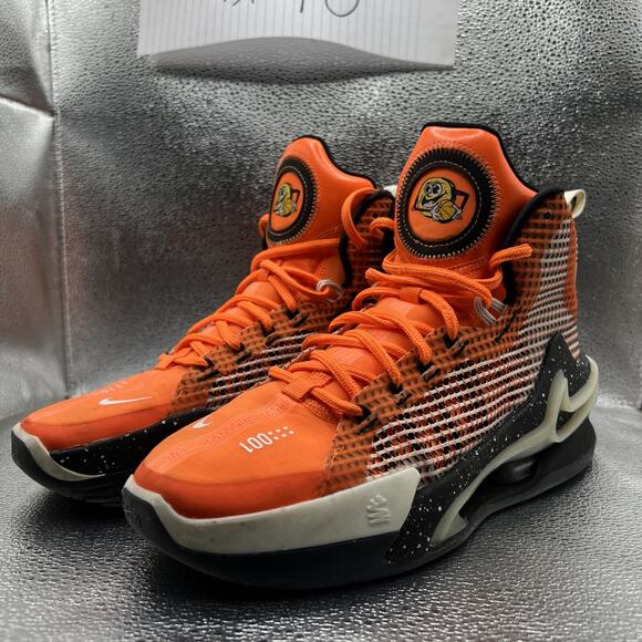Nike Air Zoom GT Jump Nike Uni Basketball Shoe Mens US 8.5 CZ9907-800 Orange - Picture 1 of 9